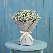 Букет цветов из:  Гипсофила в Спасск-Дальнем