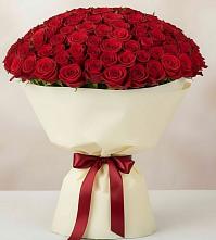 Букет 101 Красная роза Милано в Спасск-Дальнем