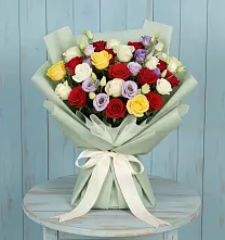 Букет цветов из:  Розы в Спасск-Дальнем
