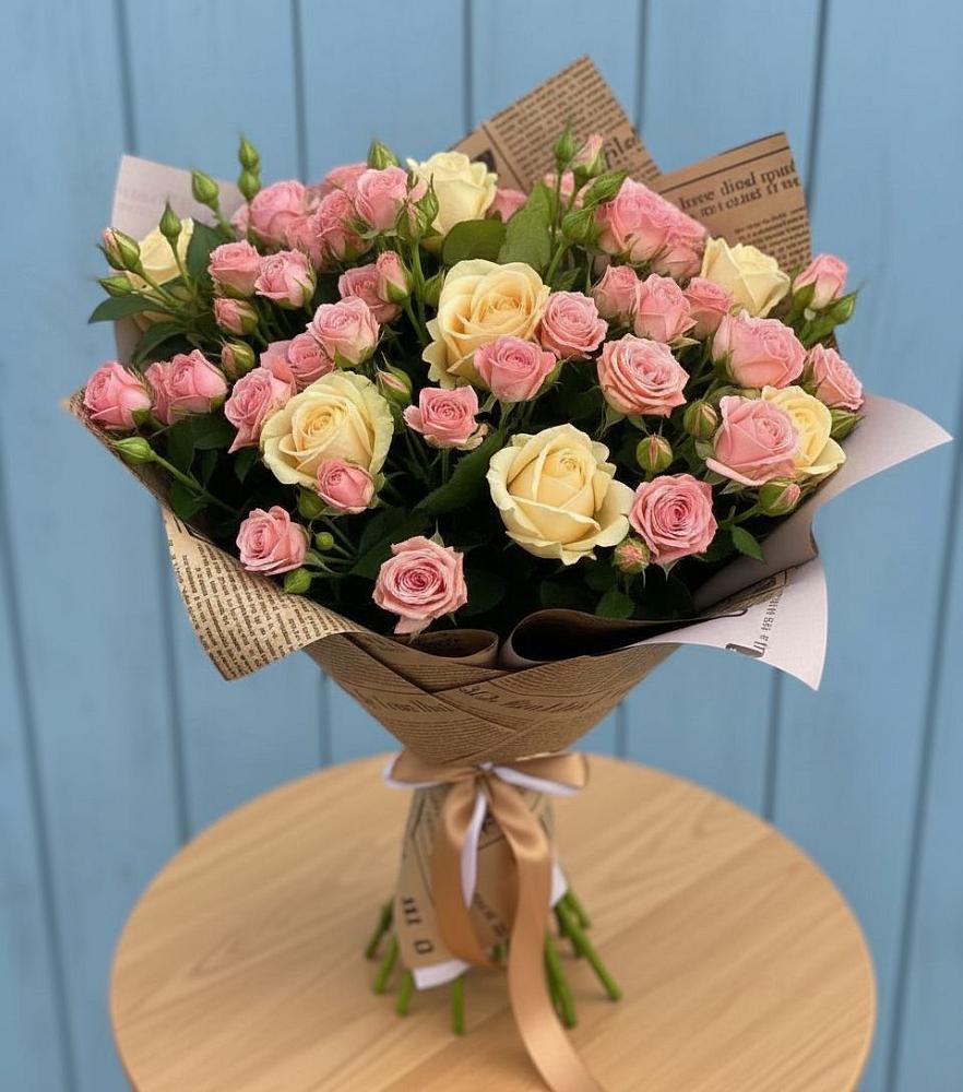 Букет цветов из: Розы в Спасск-Дальнем