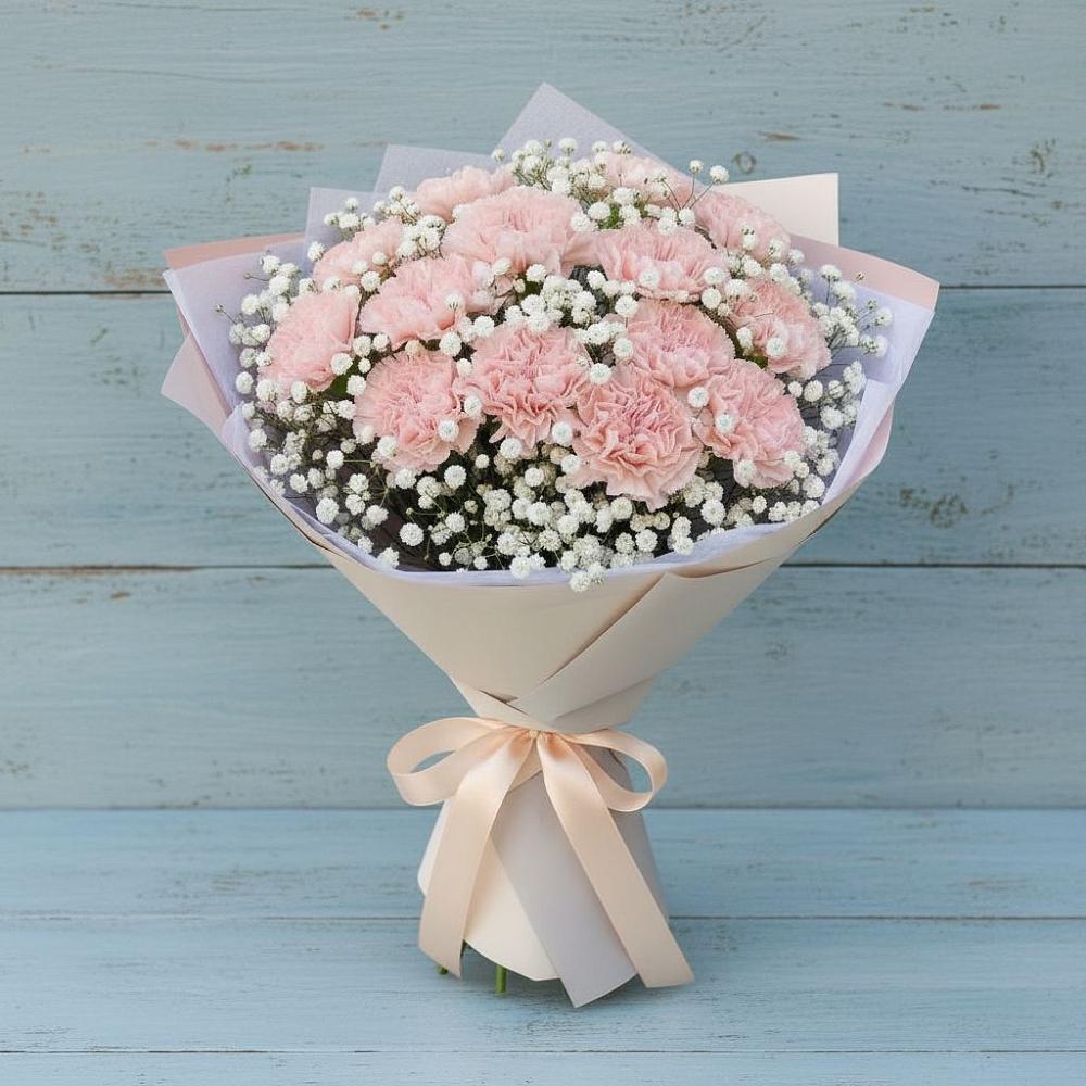 Букет цветов из: Гвоздики в Спасск-Дальнем