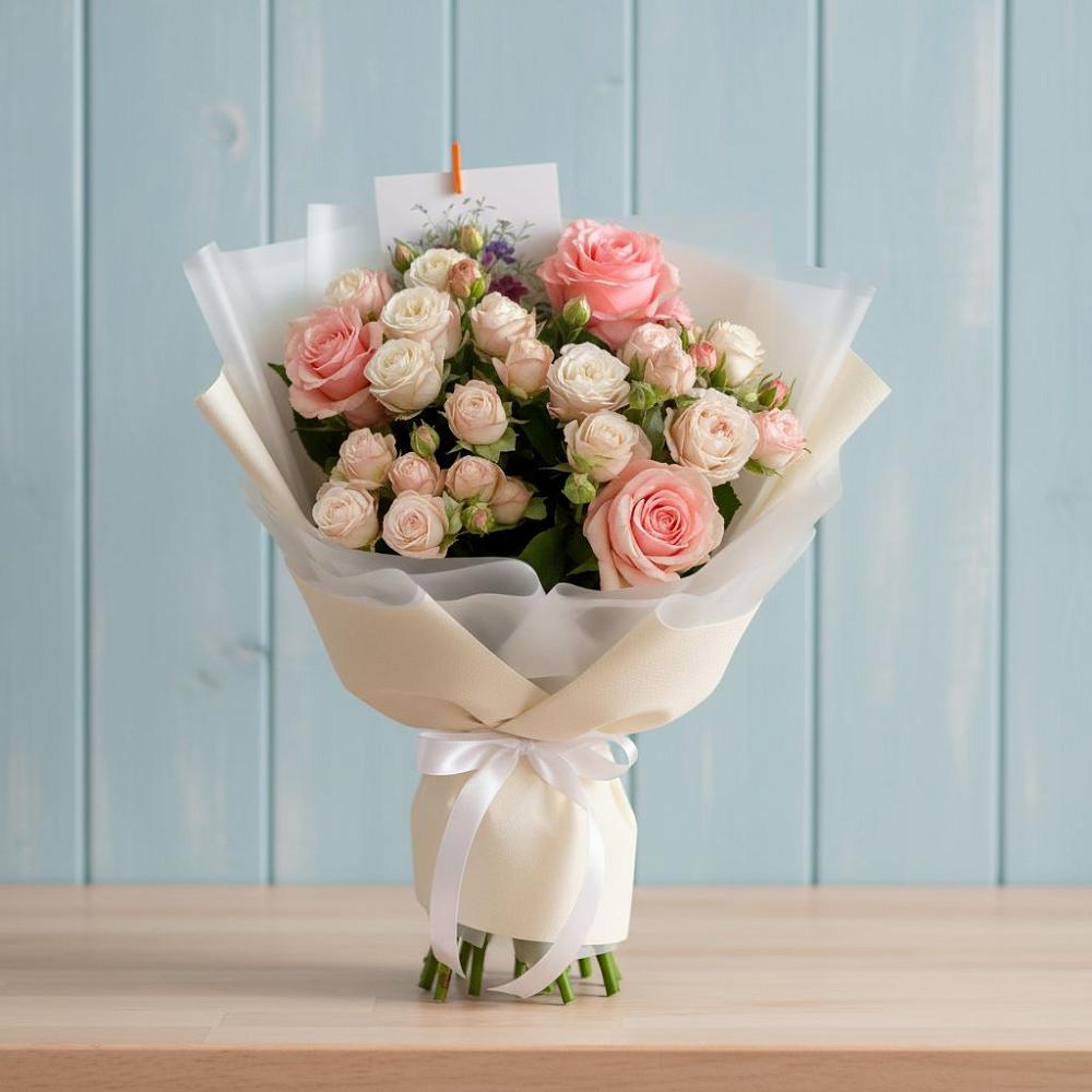 Букет цветов из: Розы в Спасск-Дальнем