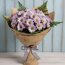 Букет цветов из:  Хризантемы в Спасск-Дальнем