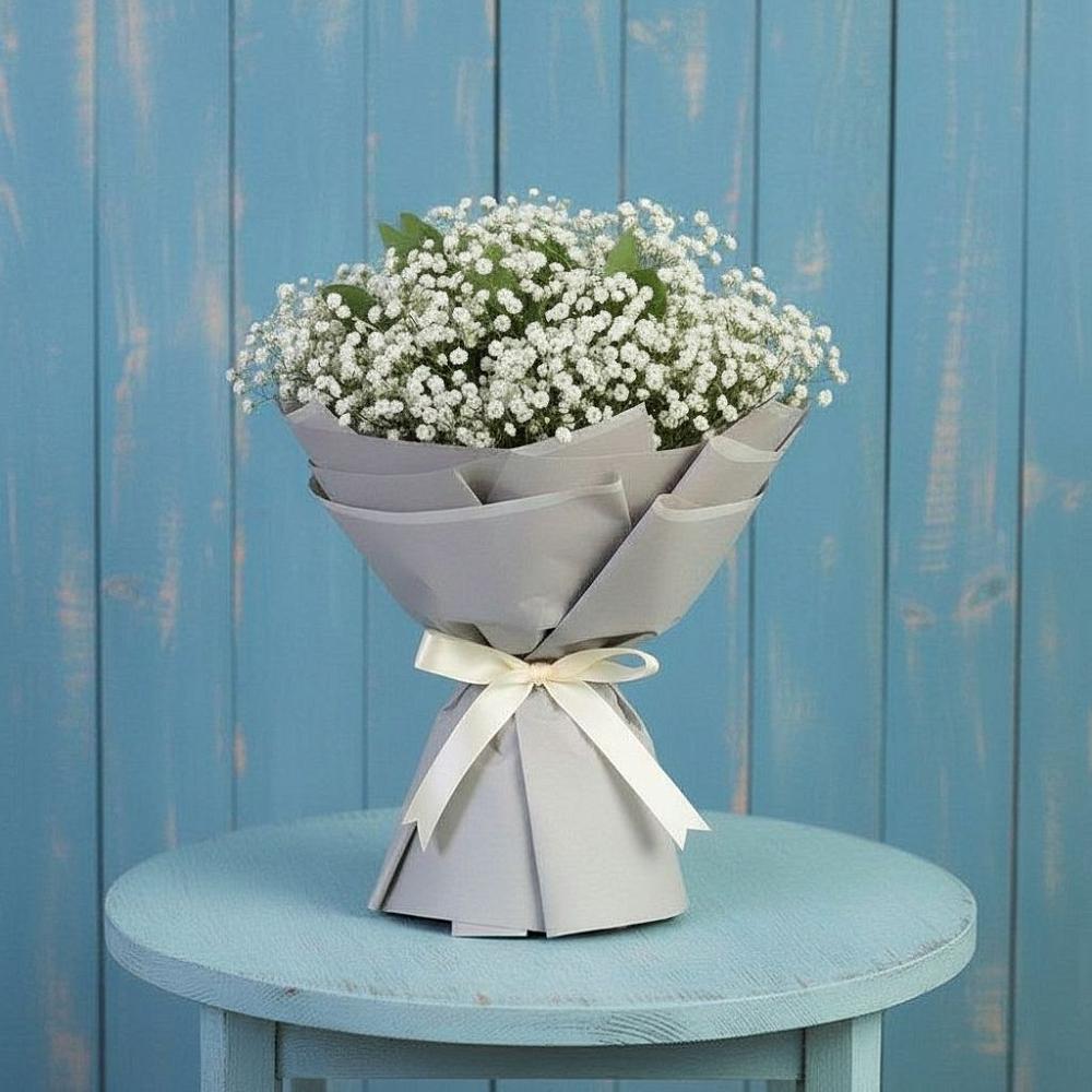 Букет цветов из: Гипсофила в Спасск-Дальнем