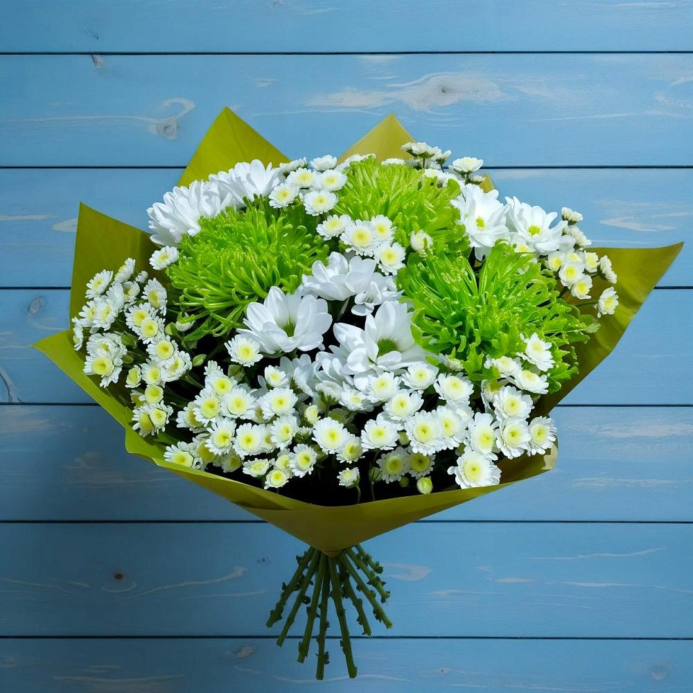 Букет цветов из: Хризантемы в Спасск-Дальнем