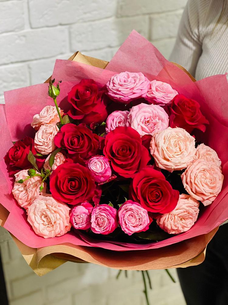 Букет цветов из: Розы в Спасск-Дальнем