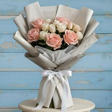 Букет цветов из:  Розы #REPLACE_PRED# Спасск-Дальнем