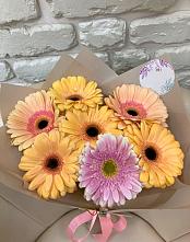 Букет цветов из:  Герберы в Спасск-Дальнем