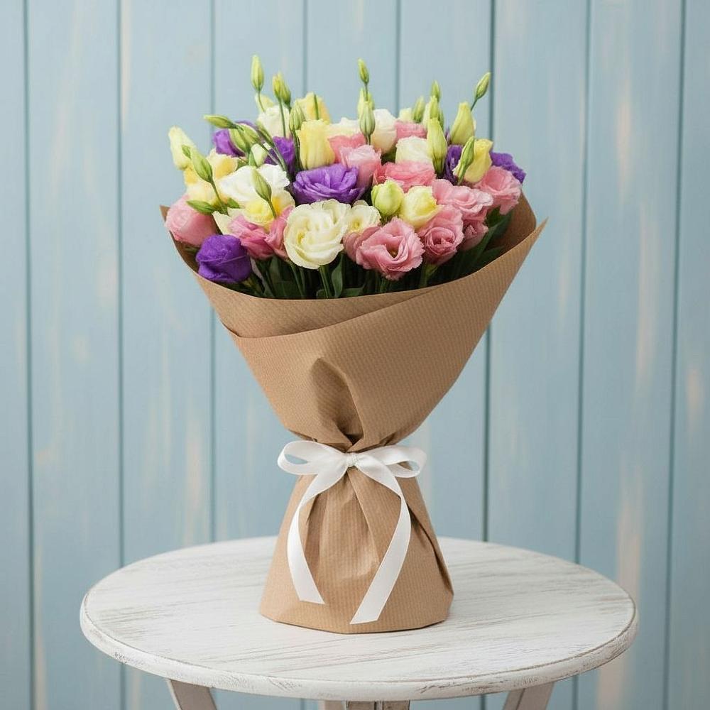 Букет цветов из: Лизиантусы в Спасск-Дальнем