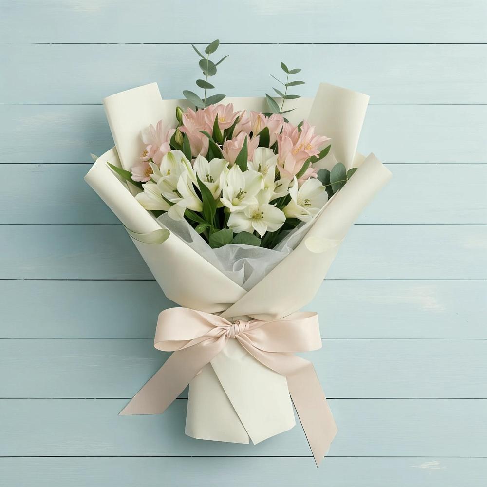 Букет цветов из: Альстромерии в Спасск-Дальнем