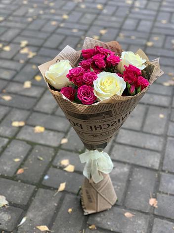 Букет цветов из: Розы в Спасск-Дальнем