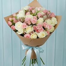 Букет цветов из:  Розы в Спасск-Дальнем